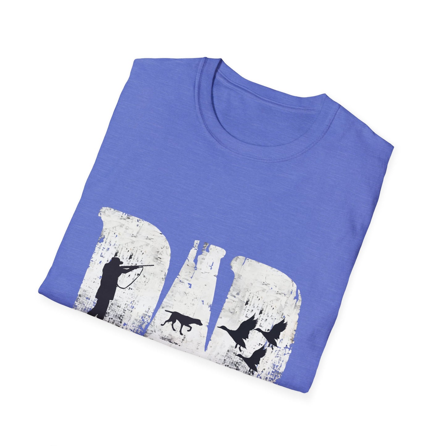 Dad Hunting Shirt for Fathers Day Funny Deer Hunter with Dog Gift for Dad Outdoorsman Camo Inspired Buck Hunting Tee