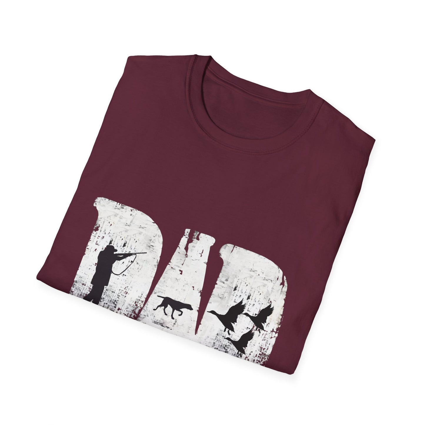 Dad Hunting Shirt for Fathers Day Funny Deer Hunter with Dog Gift for Dad Outdoorsman Camo Inspired Buck Hunting Tee