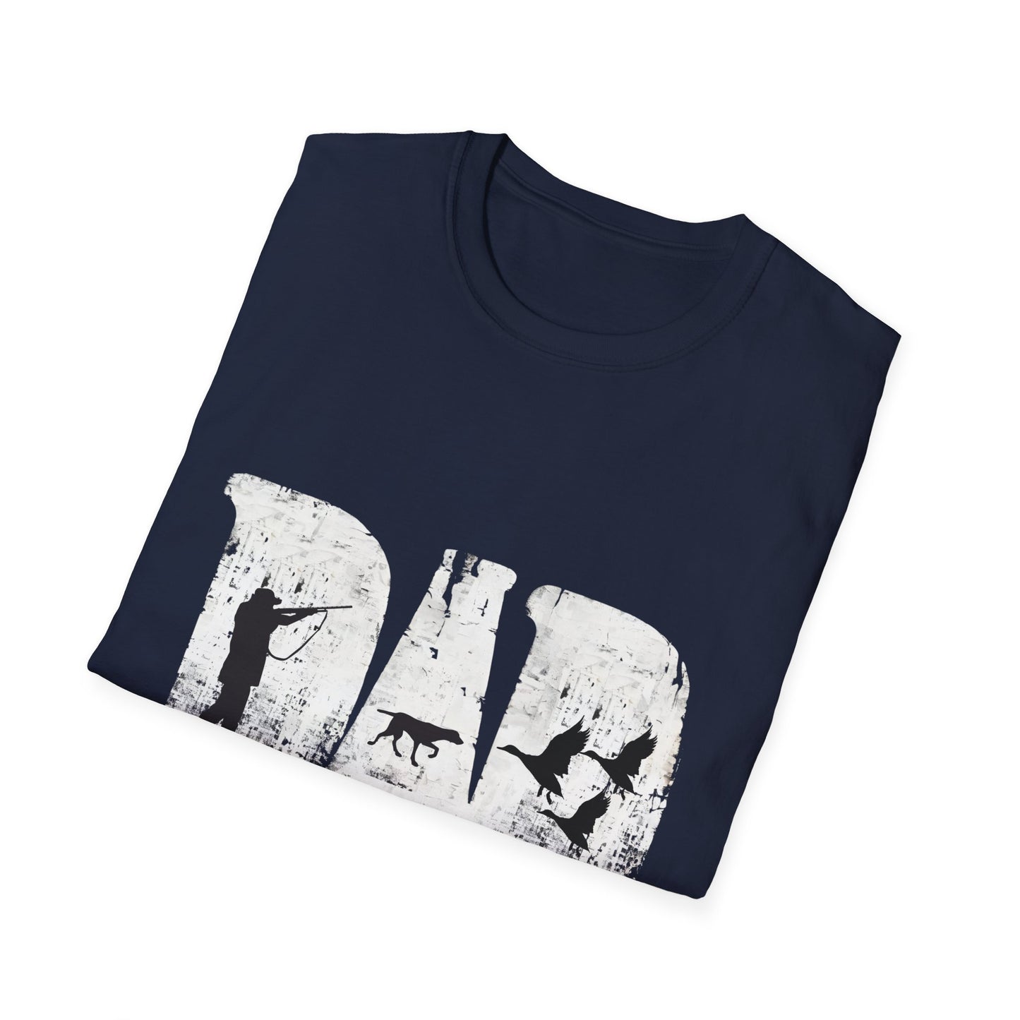 Dad Hunting Shirt for Fathers Day Funny Deer Hunter with Dog Gift for Dad Outdoorsman Camo Inspired Buck Hunting Tee